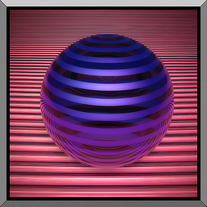 Blue Banded Sphere, 2011